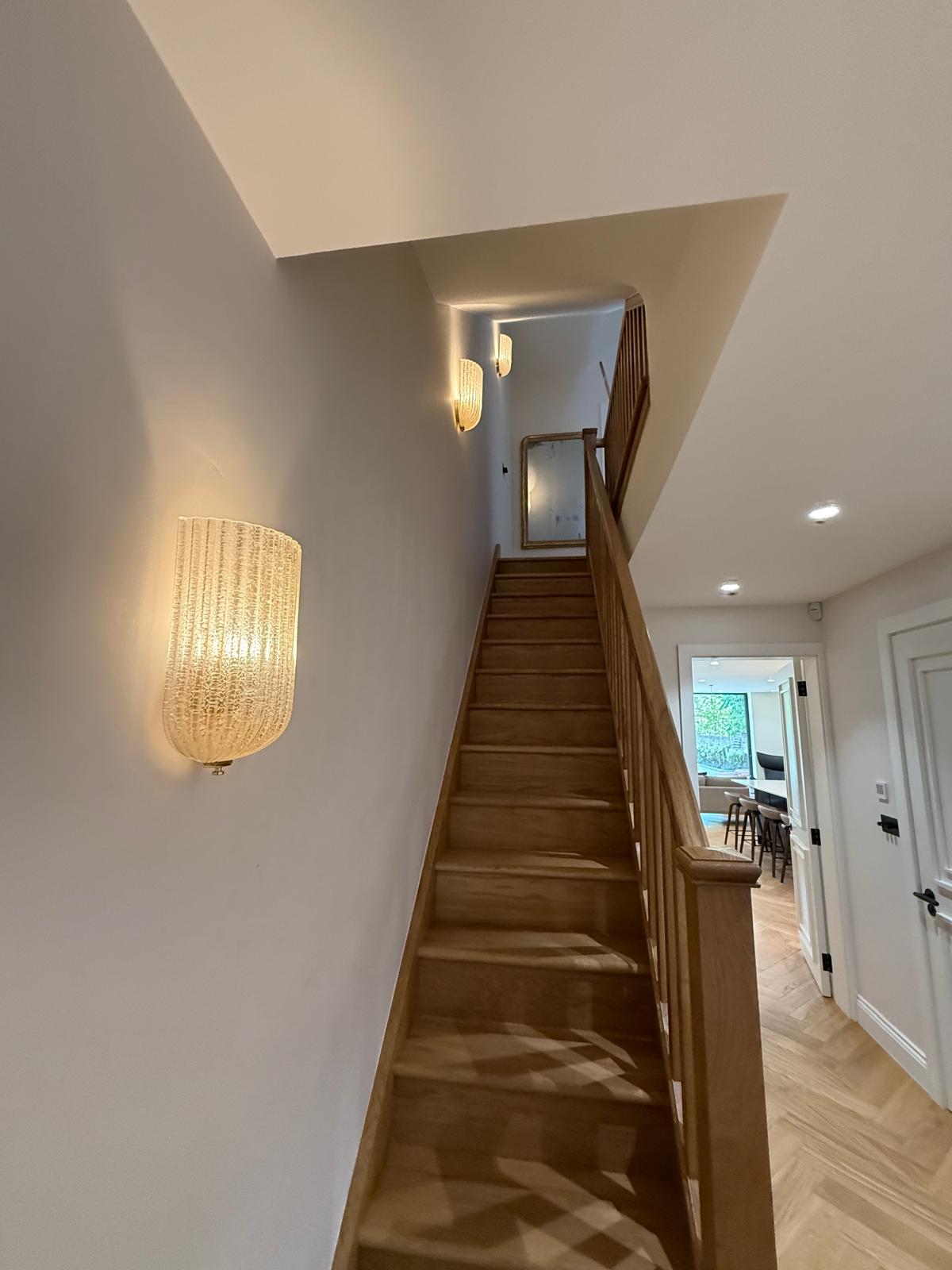 Grand entrance hall with chandelier